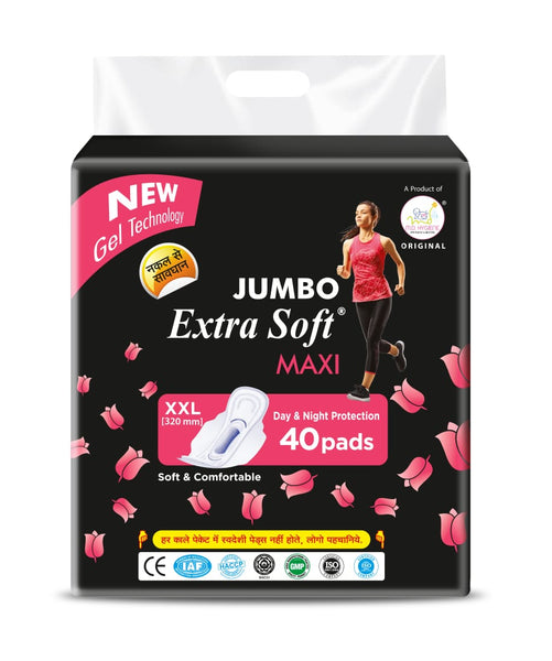 Extra soft premium sanitary pads XXL (320 mm)
